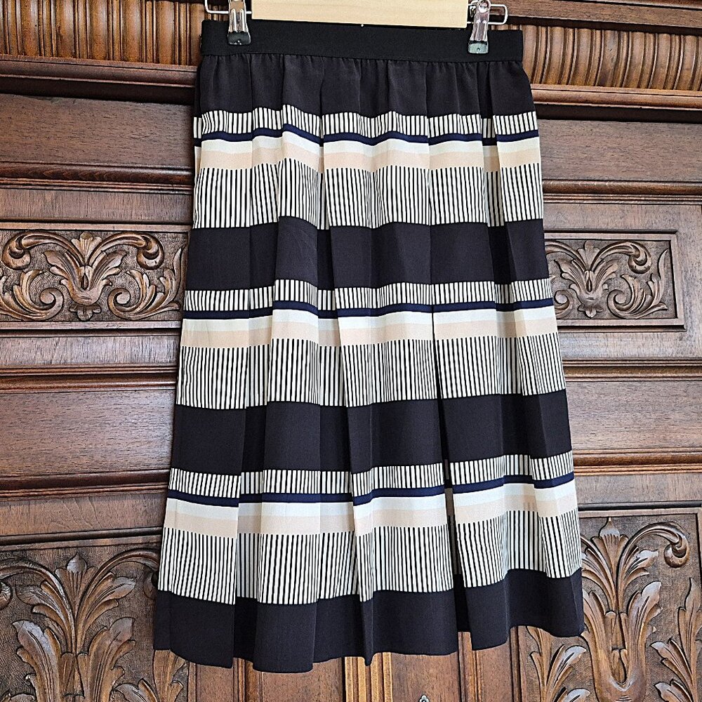 Kate Spade Silk Stripe Skirt